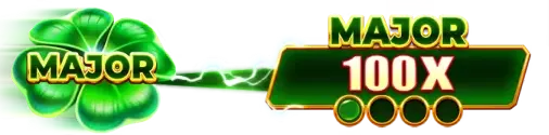 Clover Smash major jackpot progress bar filling at 3 of 4 symbols